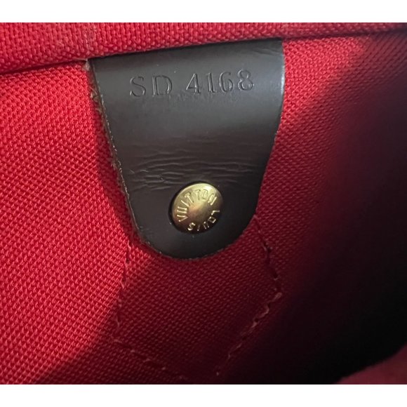 👛  AUTHENTIC LOUIS VUITTON DAMIER EBENE SPEEDY 30 - Picture 9 of 17